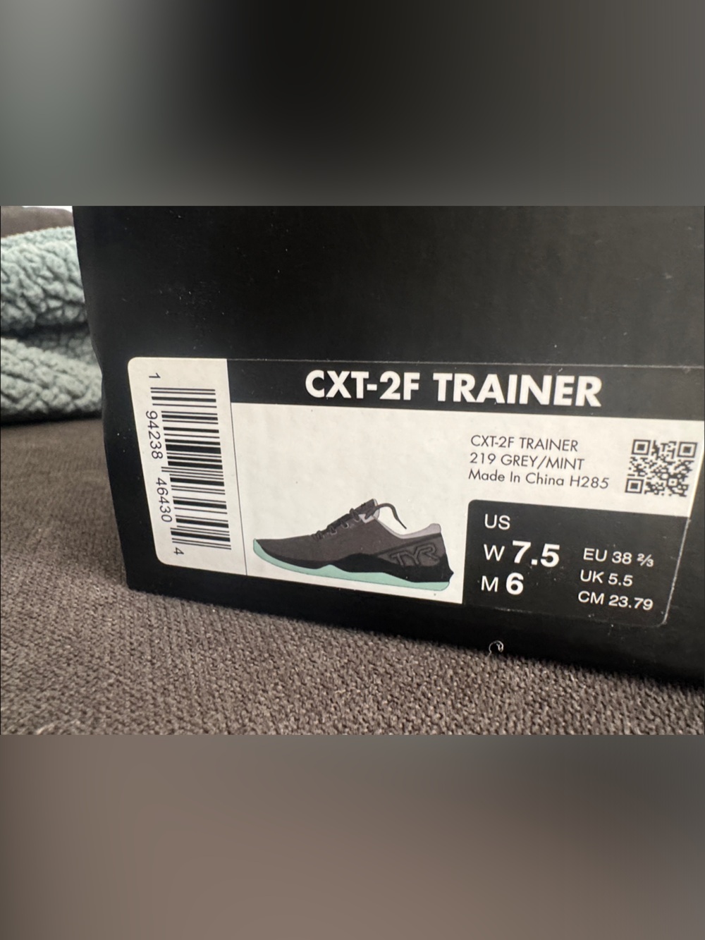 TYR CXT-2F Trainer Men's Grey with Mint Accent